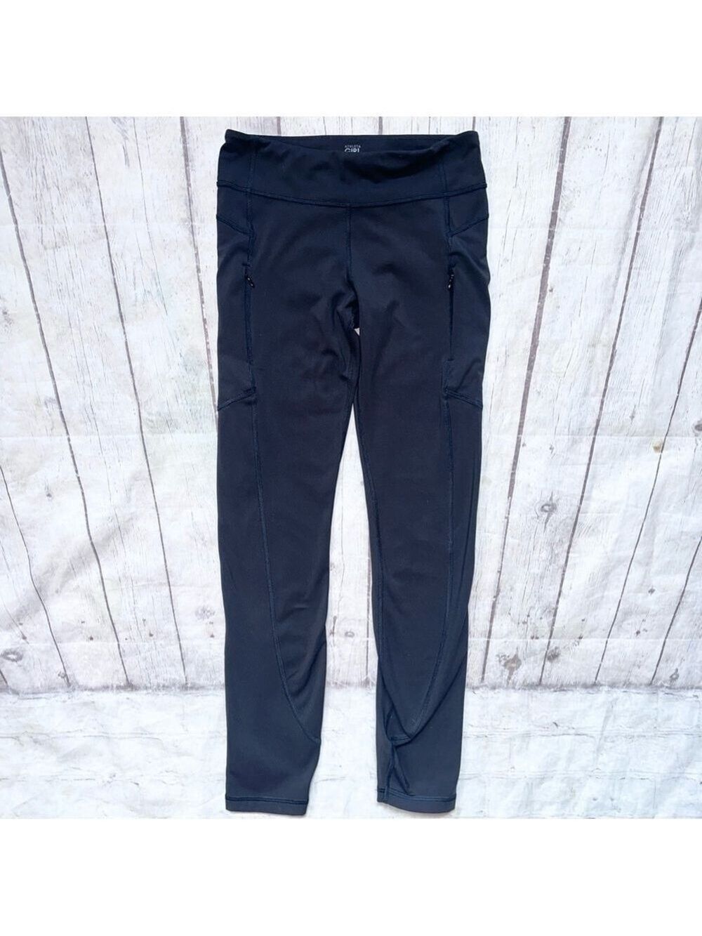 EUC Girl’s Size XL (14) Athleta Girl Snow Problem Tight Leggings Black
